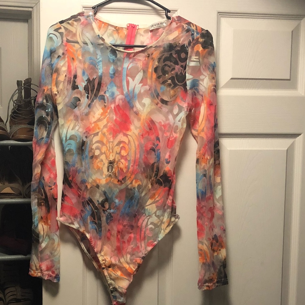 Colorful Fashion Nova body suit